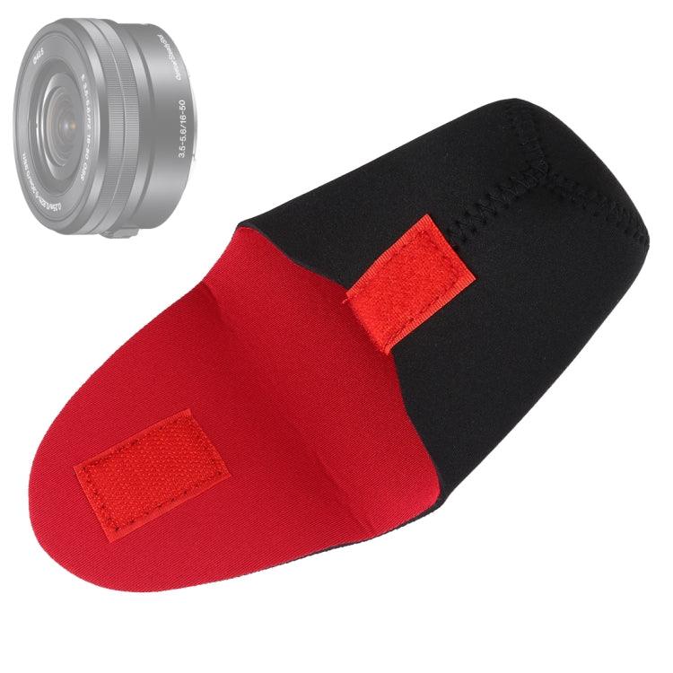 Objektivtasche aus dickem, stoßfestem Neopren für Spiegelreflexkameras, mit Klebeverschluss, Durchmesser: 60 mm, Höhe: 80 mm