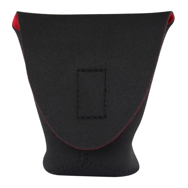 Objektivtasche aus dickem, stoßfestem Neopren für Spiegelreflexkameras, mit Klebeverschluss, Durchmesser: 60 mm, Höhe: 80 mm