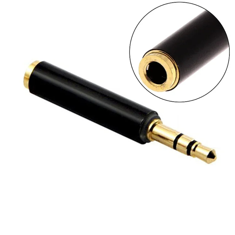 5 Stück 3,5-mm-Audio-4-polige Buchse auf 3-poligen Stecker Mikrofonadapter, 4-polig auf 3-poliger Adapter