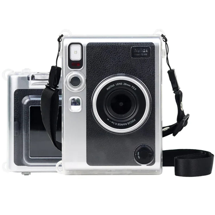 Schutzhülle aus Kristallglas mit Tragegurt für FUJIFILM Instax mini EVO, für FUJIFILM Instax mini EVO