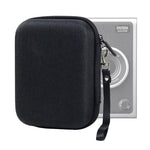 Hartschalenkoffer/Aufbewahrungstasche für FUJIFILM Instax mini EVO, Stoffmuster Schwarz, Stoffmuster Grau