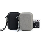 Hartschalenkoffer/Aufbewahrungstasche für FUJIFILM Instax mini EVO, Stoffmuster Schwarz, Stoffmuster Grau