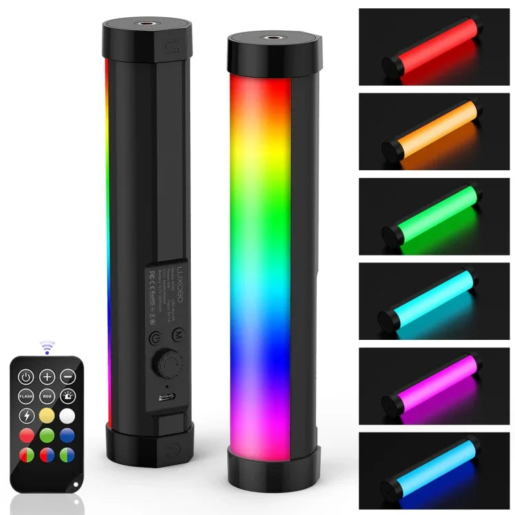 LUXCeO P100 RGB Foto- und Video-Lichtstab, Handleuchte mit Fernbedienung, P100