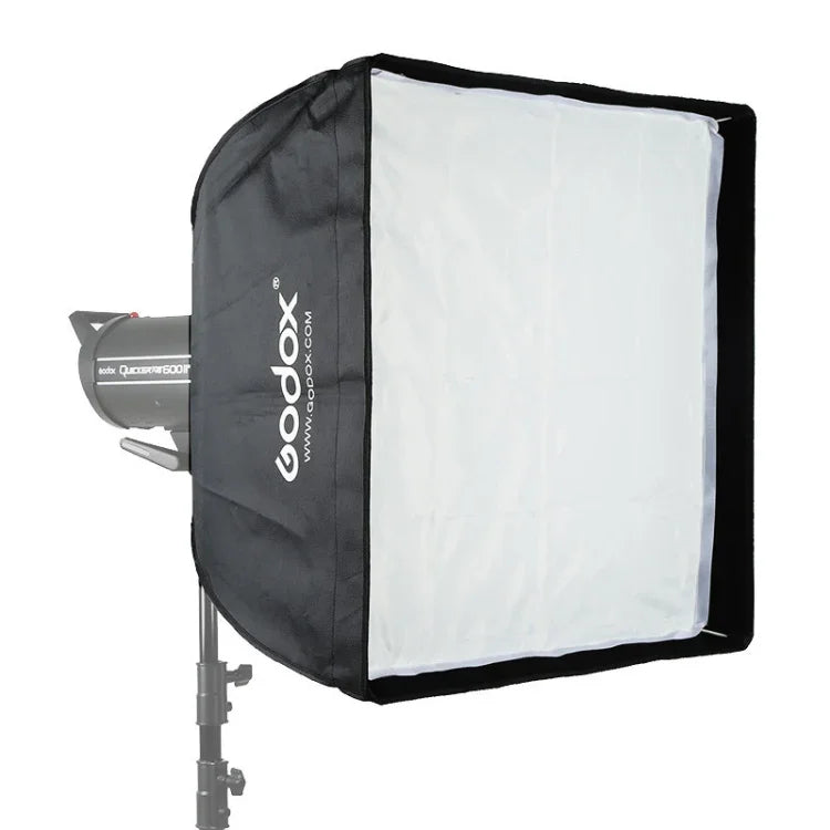 Godox 60 x 60 cm Rechteckige Softbox für Fotostudios mit Bowens-Anschluss und Diffusor für Blitzgeräte