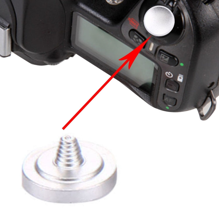 Universeller Kameraauslöser aus Metall, Durchmesser: 11 mm, Dicke: 2 mm