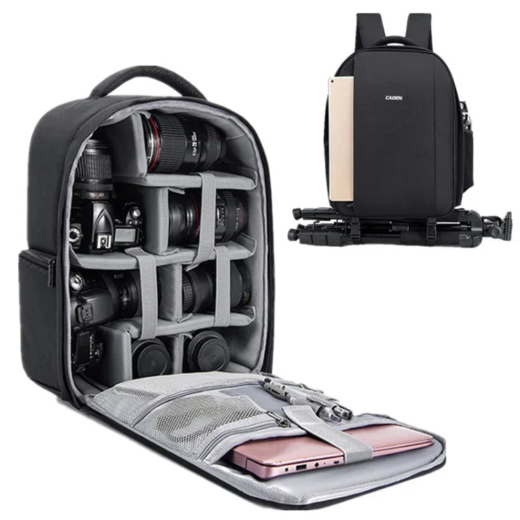 CADeN Multifunktionale Schultertasche für SLR-Kameraobjektive, Fotorucksack
