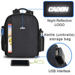 CADeN Multifunktionale Schultertasche für SLR-Kameraobjektive, Fotorucksack