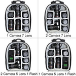 CADeN Multifunktionale Schultertasche für SLR-Kameraobjektive, Fotorucksack