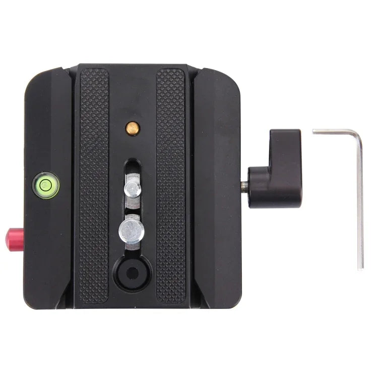 Fittest FC-501 Quick Release Assembly Aluminium Alloy Clamp Adapter with Quick Release Sliding Plate for Manfrotto Tripod 577 Replacement, FC-501