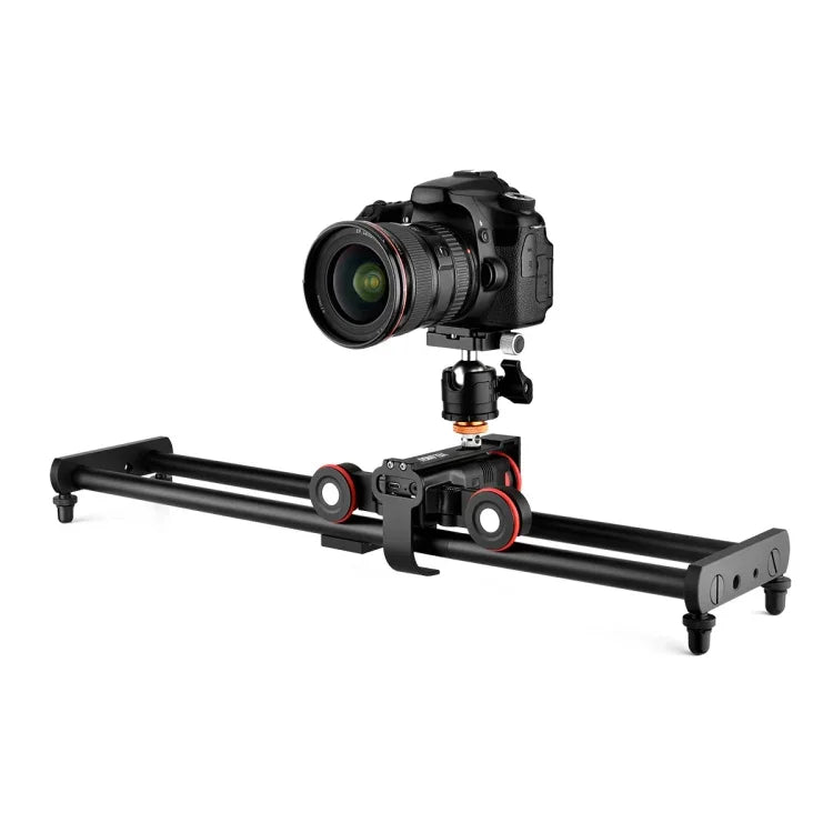 YELANGU L50E 60cm Kamera-Schiebeschlitten-Schiene + L5i Dolly-Wagen