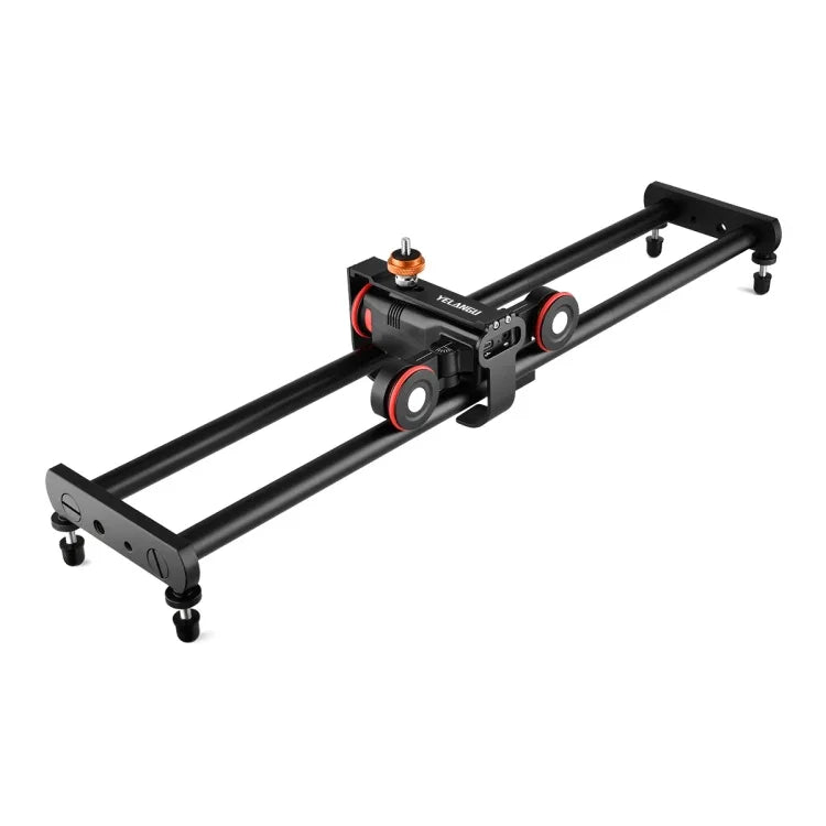 YELANGU L50E 60cm Kamera-Schiebeschlitten-Schiene + L5i Dolly-Wagen