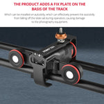 YELANGU L50E 60cm Kamera-Schiebeschlitten-Schiene + L5i Dolly-Wagen