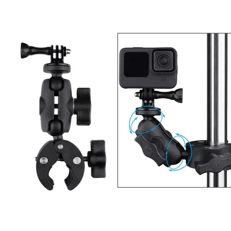 360 Rotation Adjustable Action Camera Clamp Plier Base Holder, Plier Base Holder