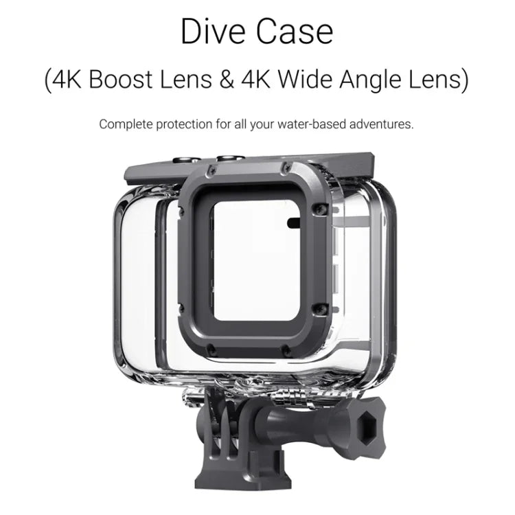 Wasserdichtes Kameragehäuse bis 60 m Tiefe für Insta360 One RS 4K