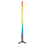 LUXCeO Mood1 85cm RGB Colorful Atmosphere Rhythm LED Stick Handheld Video Photo Fill Light with Tripod, 85cm with Tripod