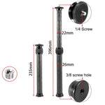 BEXIN P262C 235 mm–396 mm Stativverlängerungsstange aus Kohlefaser, Mittelsäulenverlängerung, P262C