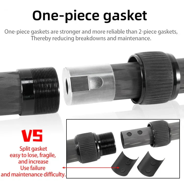 BEXIN P262C 235 mm–396 mm Stativverlängerungsstange aus Kohlefaser, Mittelsäulenverlängerung, P262C