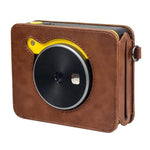 Tasche aus PU-Leder mit Tragegurt für Kodak Mini Shot 3 Square Retro / C300R Instax Ganzkörperkamera