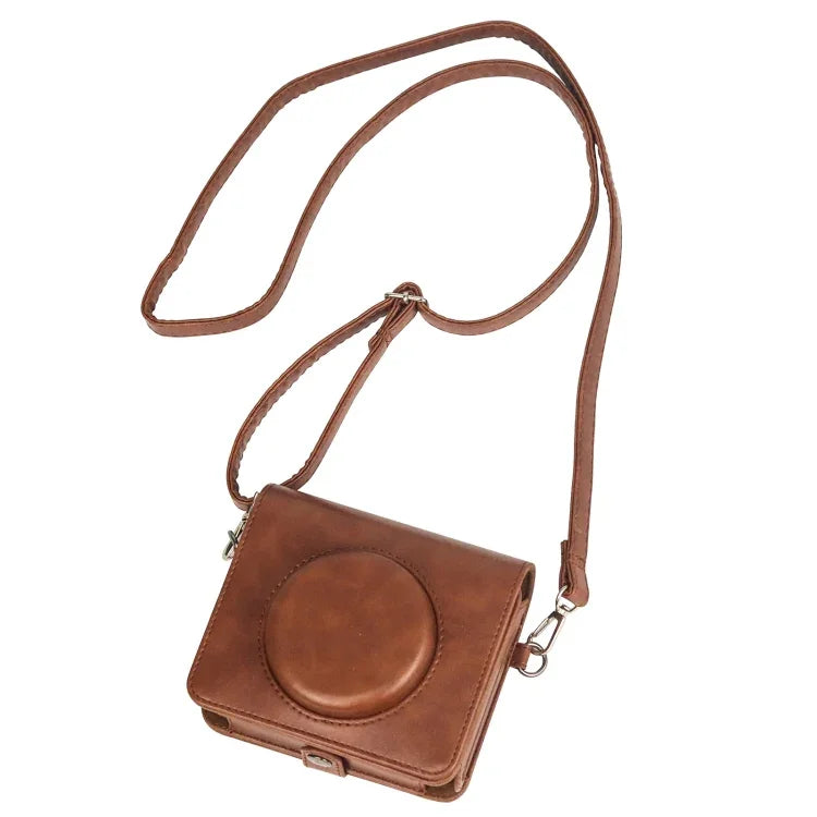 Tasche aus PU-Leder mit Tragegurt für Kodak Mini Shot 3 Square Retro / C300R Instax Ganzkörperkamera