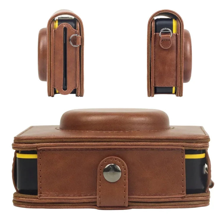 Tasche aus PU-Leder mit Tragegurt für Kodak Mini Shot 3 Square Retro / C300R Instax Ganzkörperkamera