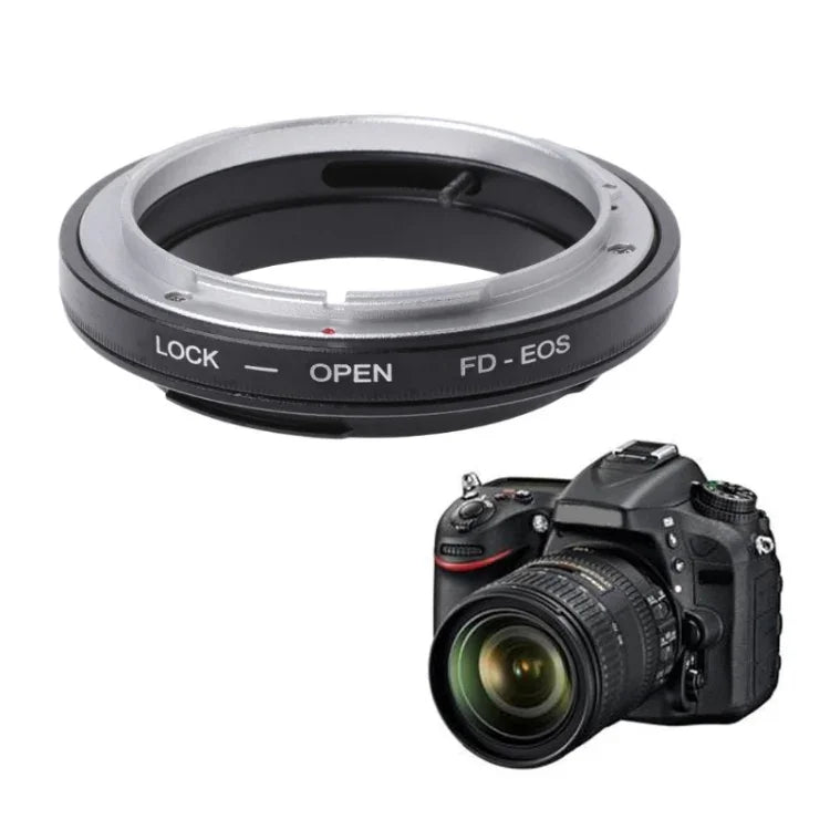 FD-EOS-Objektivanschluss-Adapterring für Canon FD-Objektive auf EOS EF-Objektive, FD-EOS