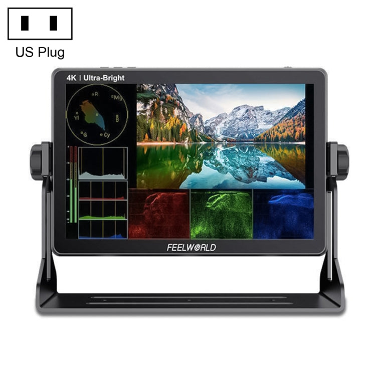 FEELWORLD LUT11S 10,1 Zoll Ultraheller 2000-Nit-Touchscreen-Feldmonitor für DSLR-Kameras, 3G-SDI 4K HDMI Ein- und Ausgang, 1920 x 1200 IPS-Panel, LUT11S