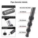 BEXIN RC334 Portable Collapsible Carbon Fiber Camera Tripod with K44 Panoramic BallHead, RC334+K44