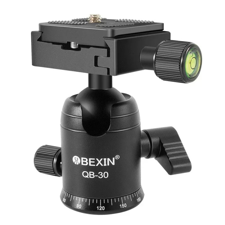 BEIXIN QB-30 360-Grad-Dreh-Panorama-Metallkugelkopf mit Schnellwechselplatte, QB-30