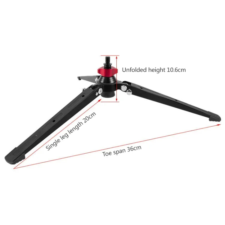 BEXIN ST-3 Drei-Fuß-Einbeinstativ, Mini-Tischstativ