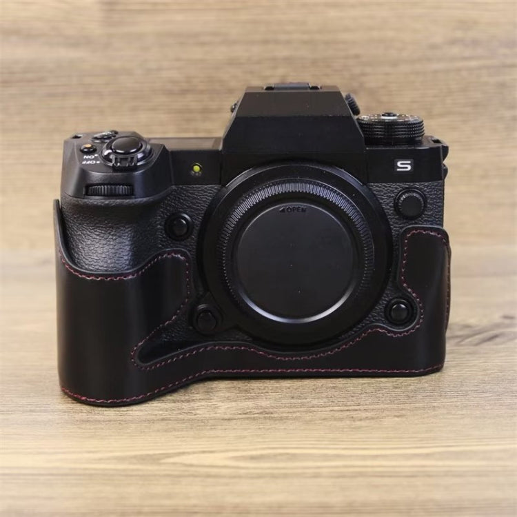 Halbtasche aus PU-Leder mit 1/4-Zoll-Gewinde für Fujifilm XH2S