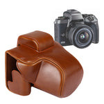 Ganzkörper-Kameratasche aus PU-Leder mit Tragegurt für Canon EOS M5, für EOS M5