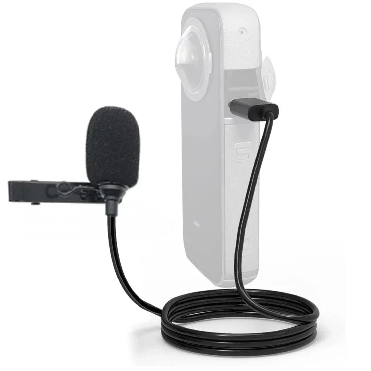Lavalier-Clip-Mikrofon Typ-C für Insta360 ONE X2