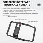 YELANGU LW-B01-1 Vlogging Live-Übertragung Smartphone Video Rig Metallkäfig, LW-B01-1