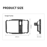 YELANGU LW-B01-1 Vlogging Live-Übertragung Smartphone Video Rig Metallkäfig, LW-B01-1