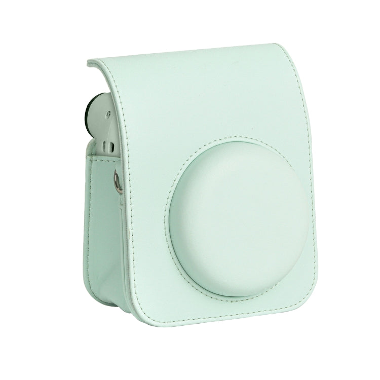 For FUJIFILM instax mini 12 Full Body Leather Case Camera Bag with Strap