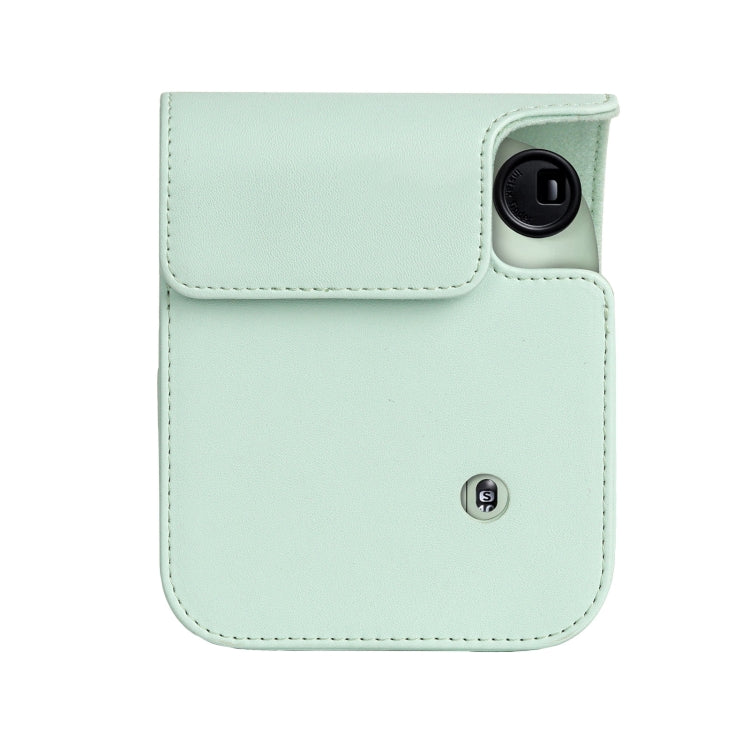 For FUJIFILM instax mini 12 Full Body Leather Case Camera Bag with Strap