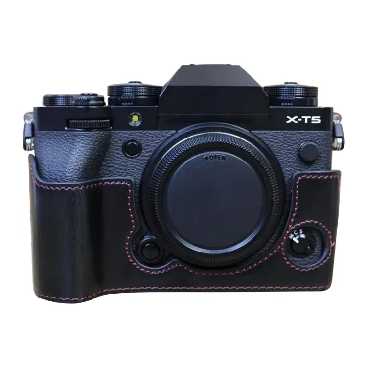 Halbtasche aus PU-Leder mit 1/4-Zoll-Gewinde für FUJIFILM X-T5