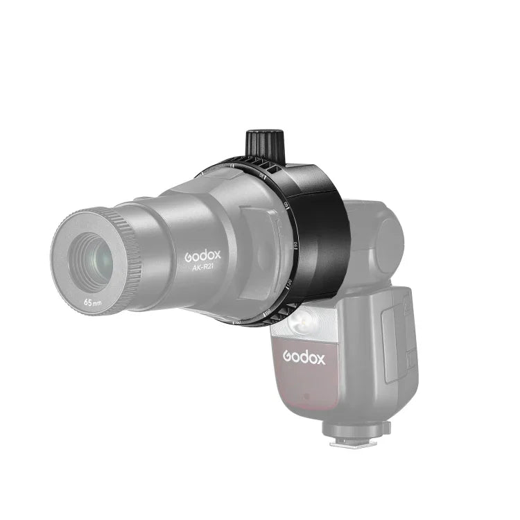 Godox AK-R25 Quadratischer Blitzkopf-Adapterhalter für AK-R21 Projektionsaufsatz, AK-R25