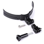 Faltbares, biegsames Action-Kamera-Handy-Helmhalterungsset mit J-Haken-Schnalle, drehbarer Handyklemme und Adapter, faltbare, biegsame Halterung