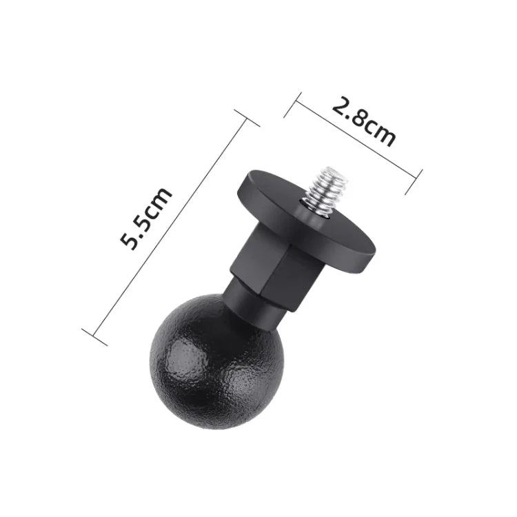 25 mm 1/4 Zoll Schraube ABS Kugelkopfadapterhalterung
