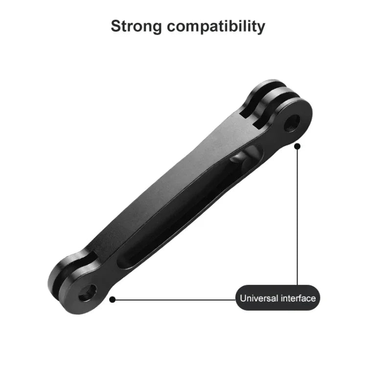 3-in-1-Gelenk-Verlängerungsarm aus Aluminium für GoPro, Insta360, DJI und andere Action-Kameras, 3 in 1