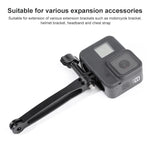 3-in-1-Gelenk-Verlängerungsarm aus Aluminium für GoPro, Insta360, DJI und andere Action-Kameras, 3 in 1