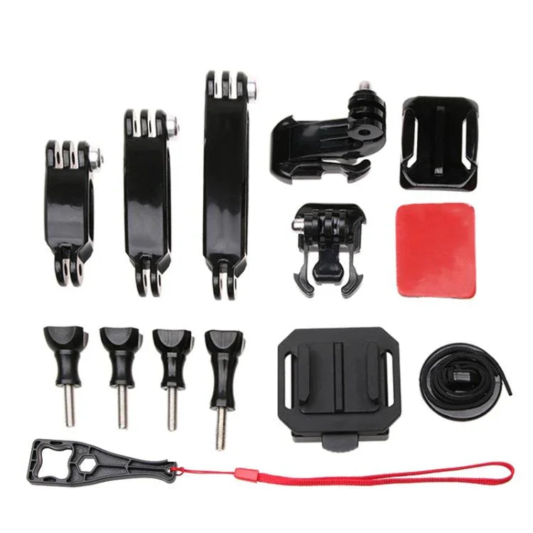 Helm-Fronthalterungs-Set für GoPro, Insta360, DJI und andere Action-Kameras, Halterungs-Set