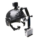Helm-Fronthalterungs-Set für GoPro, Insta360, DJI und andere Action-Kameras, Halterungs-Set