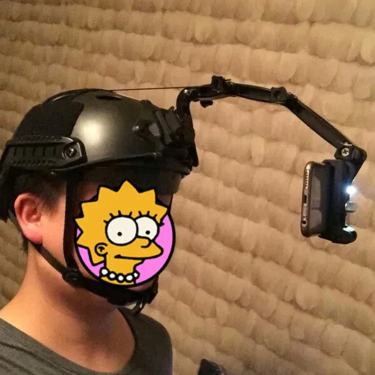 Helm-Fronthalterungs-Set für GoPro, Insta360, DJI und andere Action-Kameras, Halterungs-Set