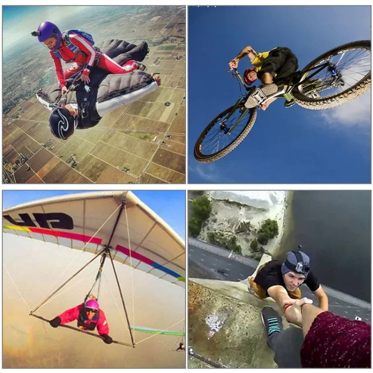 Helm-Fronthalterungs-Set für GoPro, Insta360, DJI und andere Action-Kameras, Halterungs-Set