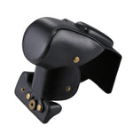 Full Body Camera PU Leather Case Bag for Canon EOS 200D  (18-55mm Lens), For EOS 200D