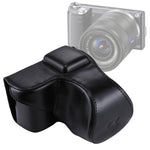 Full Body Camera PU Leather Case Bag with Strap for Sony NEX 5N / 5R / 5T (16-50mm / 18-55mm Lens), For Sony NEX 5N