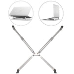 Universeller Aluminiumlegierung Kühlständer Faltbarer Höhenversteller Halter für 12-17 Zoll PC iPad Notebook