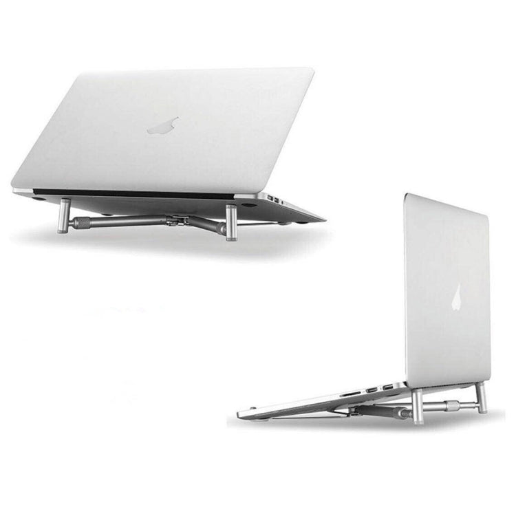Universeller Aluminiumlegierung Kühlständer Faltbarer Höhenversteller Halter für 12-17 Zoll PC iPad Notebook